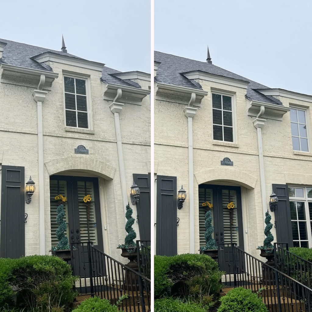 southern power wash brick house washing